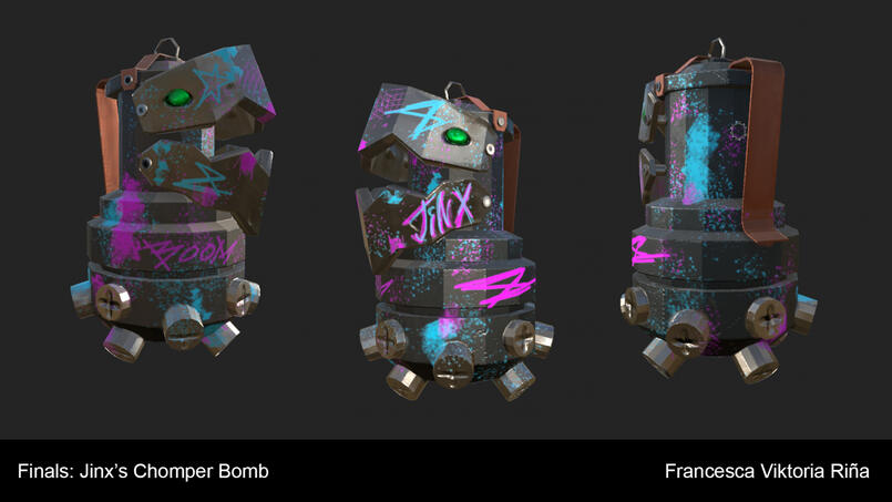 Jinx's Chomper Bomb from League of Legends