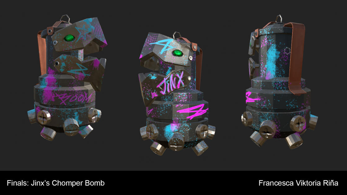 Jinx's Chomper Bomb from League of Legends